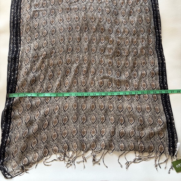 NWT Orvis Scarf Wool Blend Granola Outdoor Lagenlook - Picture 6 of 7